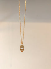 Load image into Gallery viewer, Mini Skull Necklace