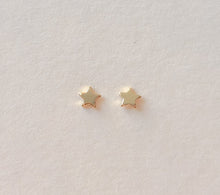 Load image into Gallery viewer, Mini Gold Star Studs