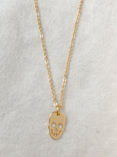 Load image into Gallery viewer, Mini Skull Necklace