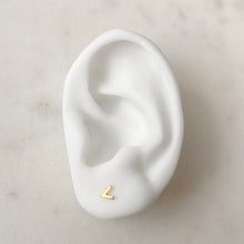 Load image into Gallery viewer, Fine Gold Arrow Stud Earrings