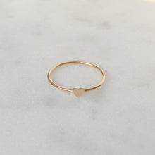Load image into Gallery viewer, Fine heart stacking ring