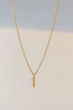Load image into Gallery viewer, Gold initial charm necklace