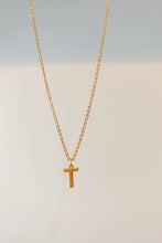 Load image into Gallery viewer, Gold initial charm necklace