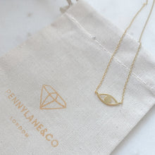 Load image into Gallery viewer, Gold Evil Eye Necklace
