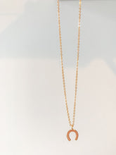 Load image into Gallery viewer, Gold Horseshoe Necklace
