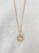Load image into Gallery viewer, Gold moon and stars charm necklace
